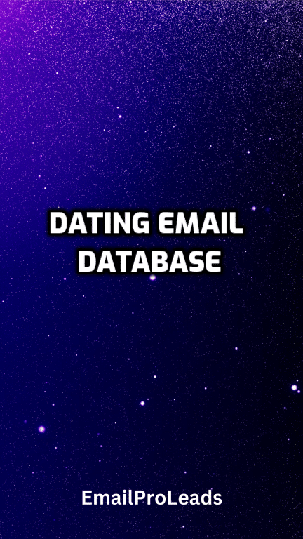 Dating Email Database