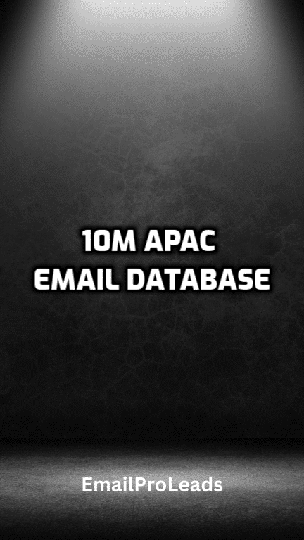 10M APAC Email Database