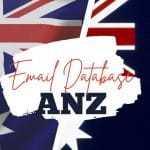 Buy ANZ Email Database 2022