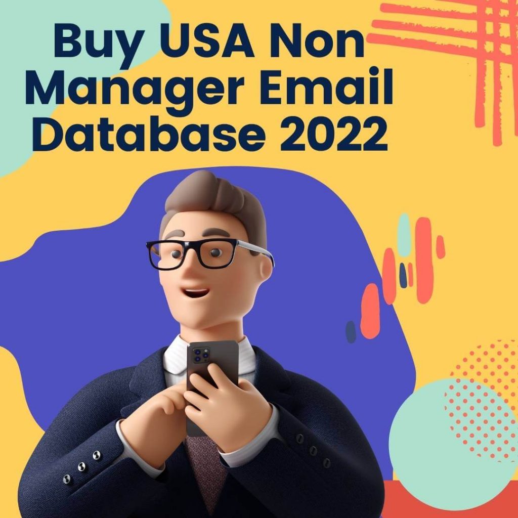 Buy Business and Consumers USA Non Manager Email Database 2022