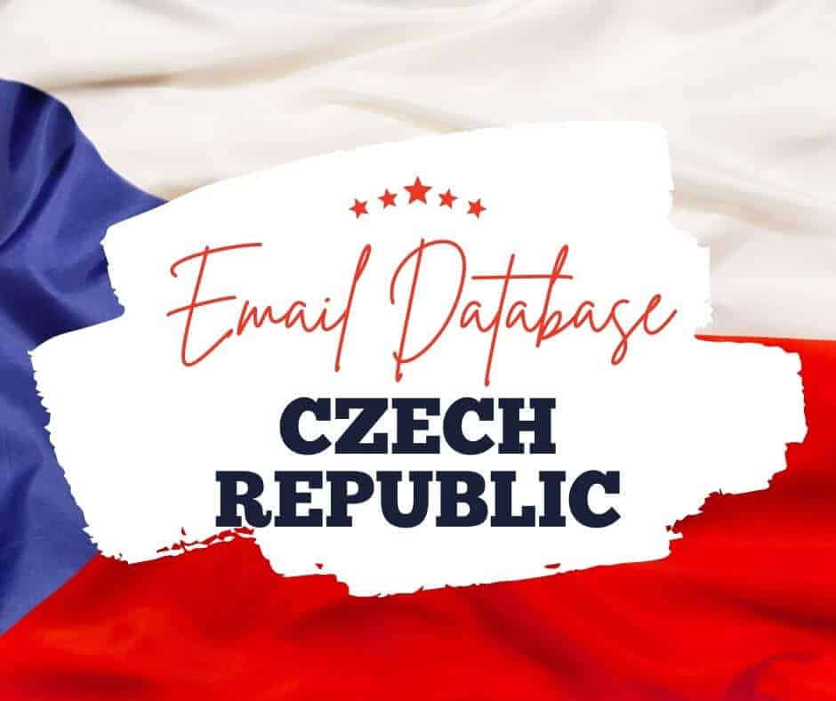 Buy Czech Republic Email Database 2022