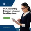 Buy USA Accounting Directors Managers Email Database 2022