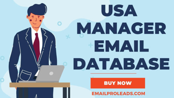 Buy USA Manager Email Database 2022