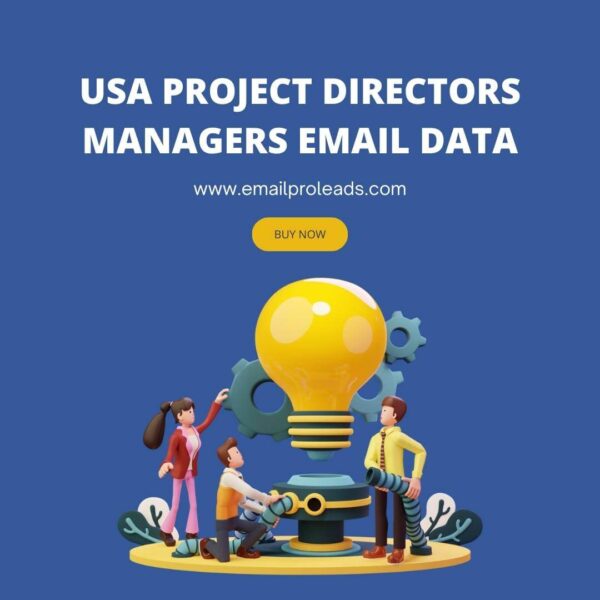 Buy USA Project Directors Managers Email Data 2022
