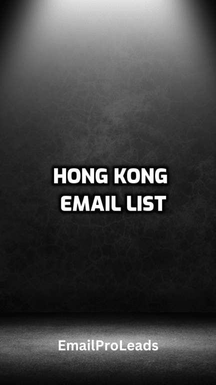 Hong Kong Email List