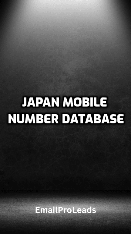 JAPAN Mobile Number Database