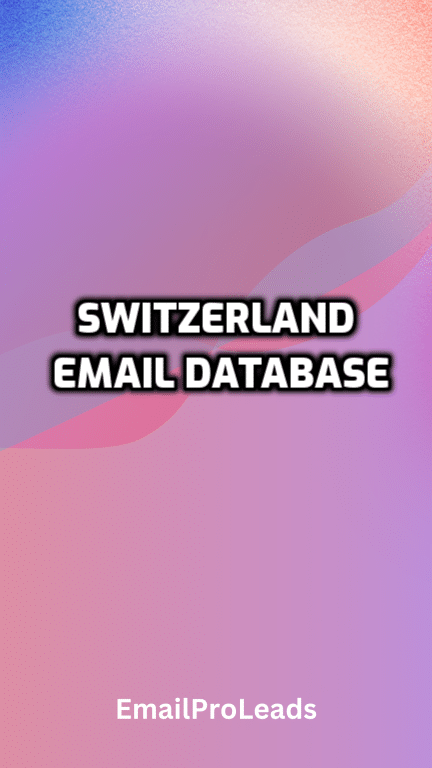 Switzerland Email Database