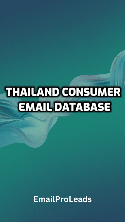 Thailand Consumer Email Database