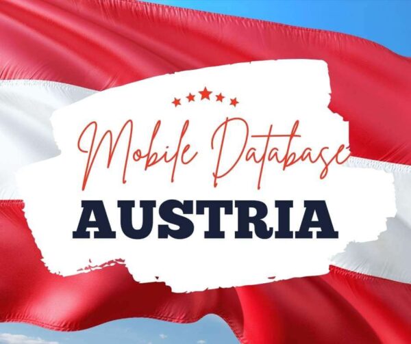 Buy Austria Mobile Number Database 2022