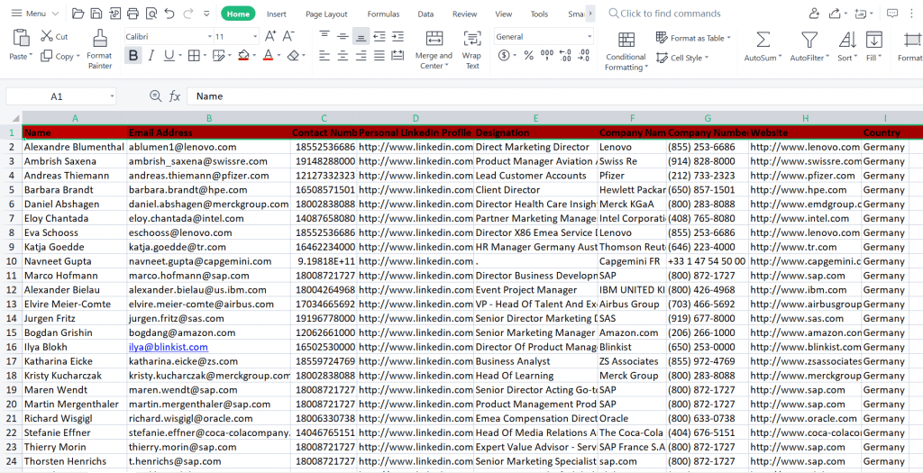 Germany Email Database