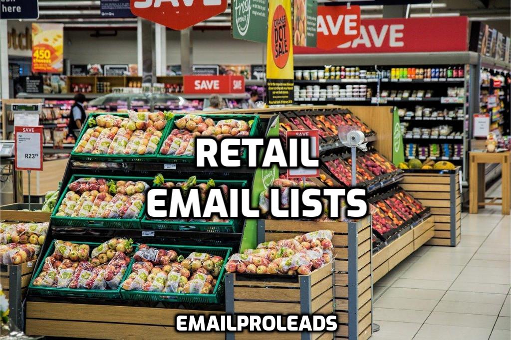 Retail Email Lists