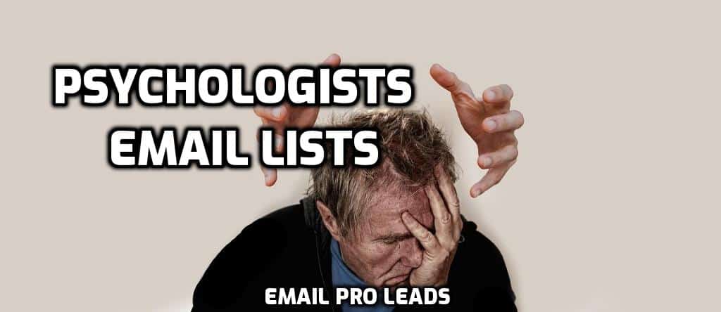 Psychologists Email Lists