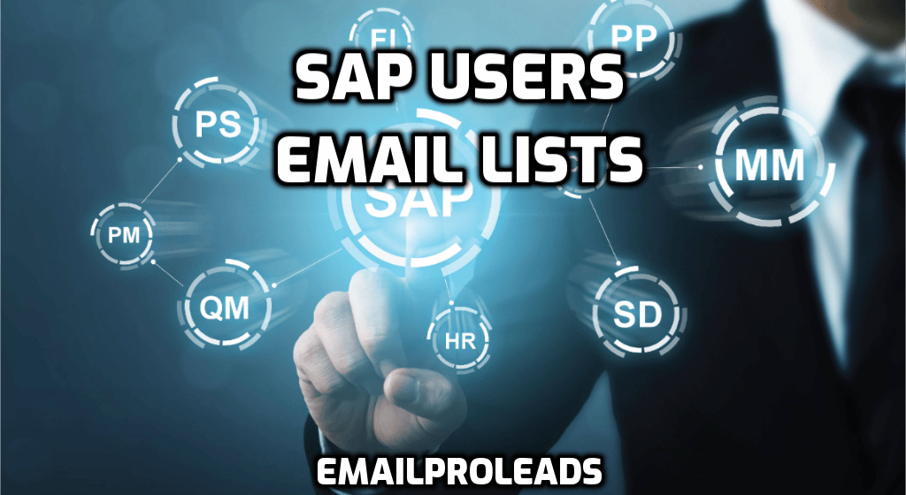 SAP Users Email Lists