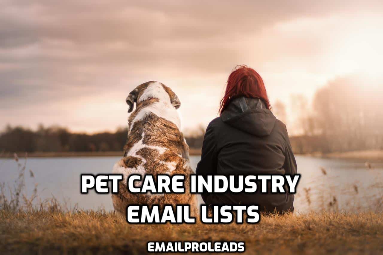Pet Care Industry Email Lists