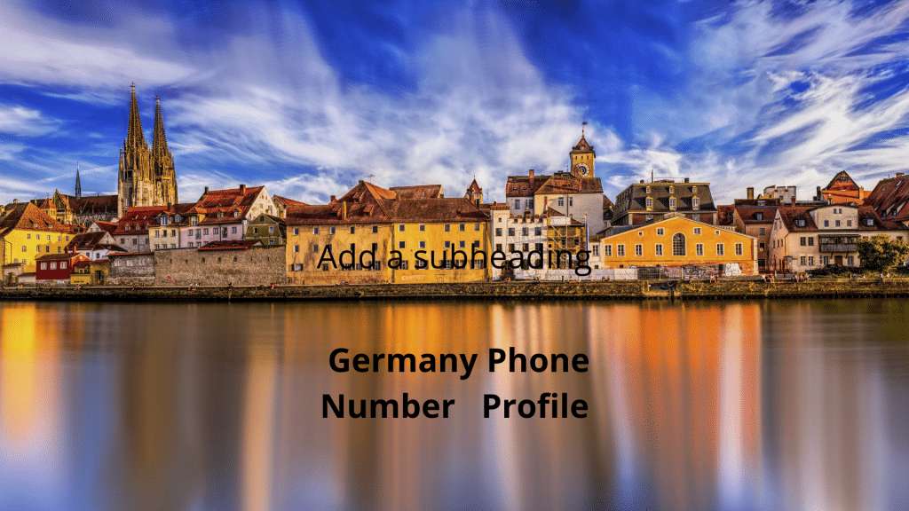 Germany Phone Number Profile