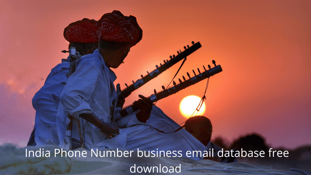 _India Phone Number business email database free download