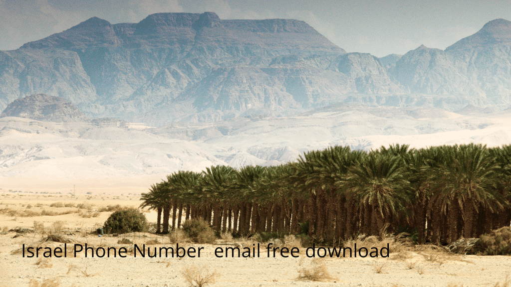 Israel Phone Number email free download