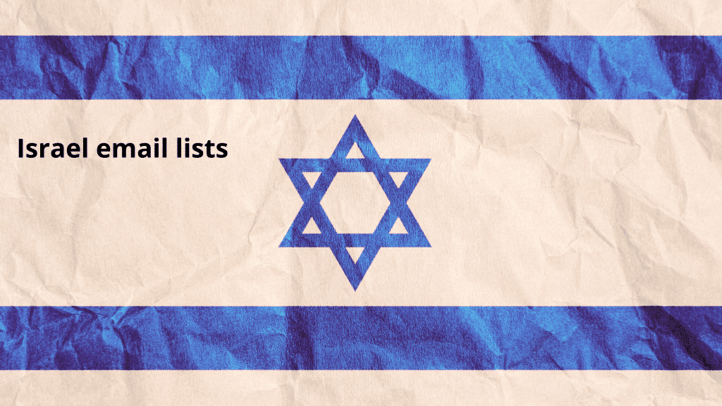 Israel email lists
