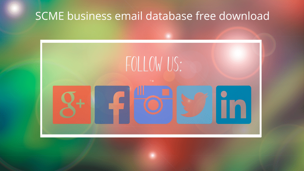 SCME business email database free download
