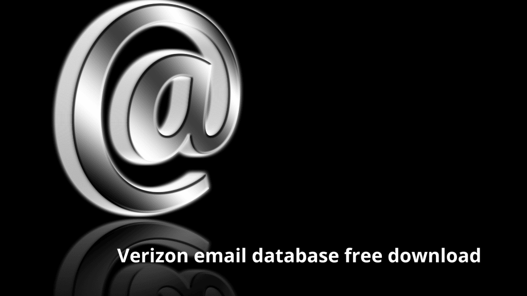 _Verizon email database free download