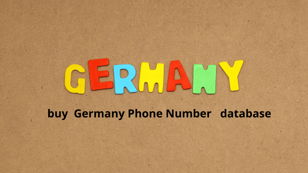 buy Germany Phone Number database