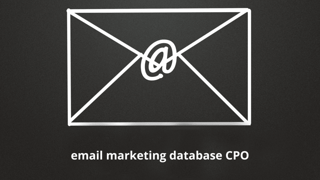 email marketing database CPO