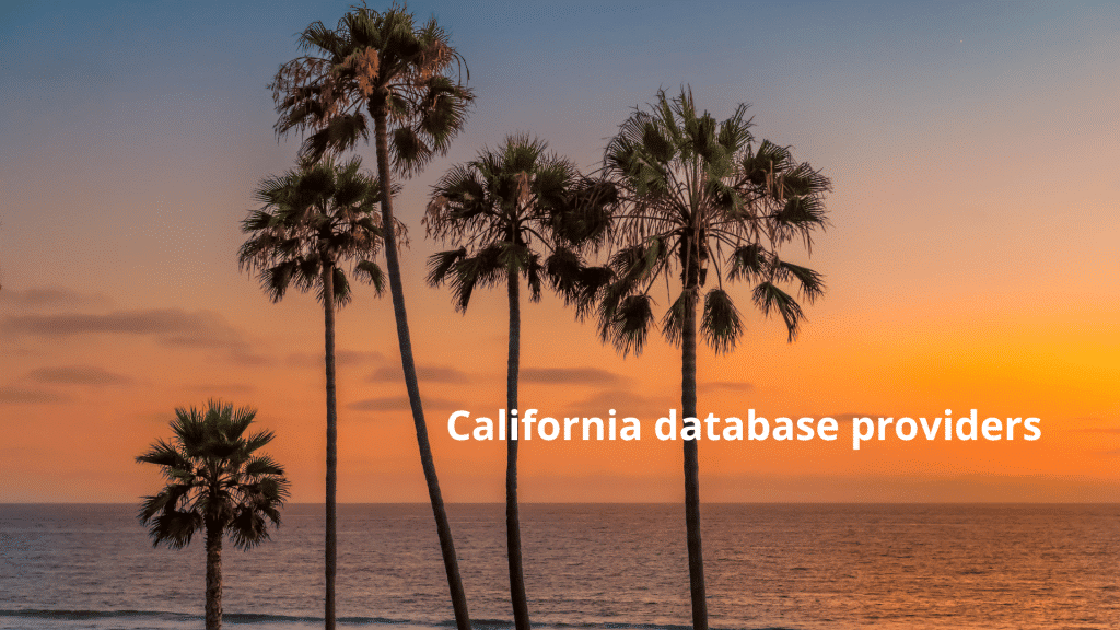 California database providers