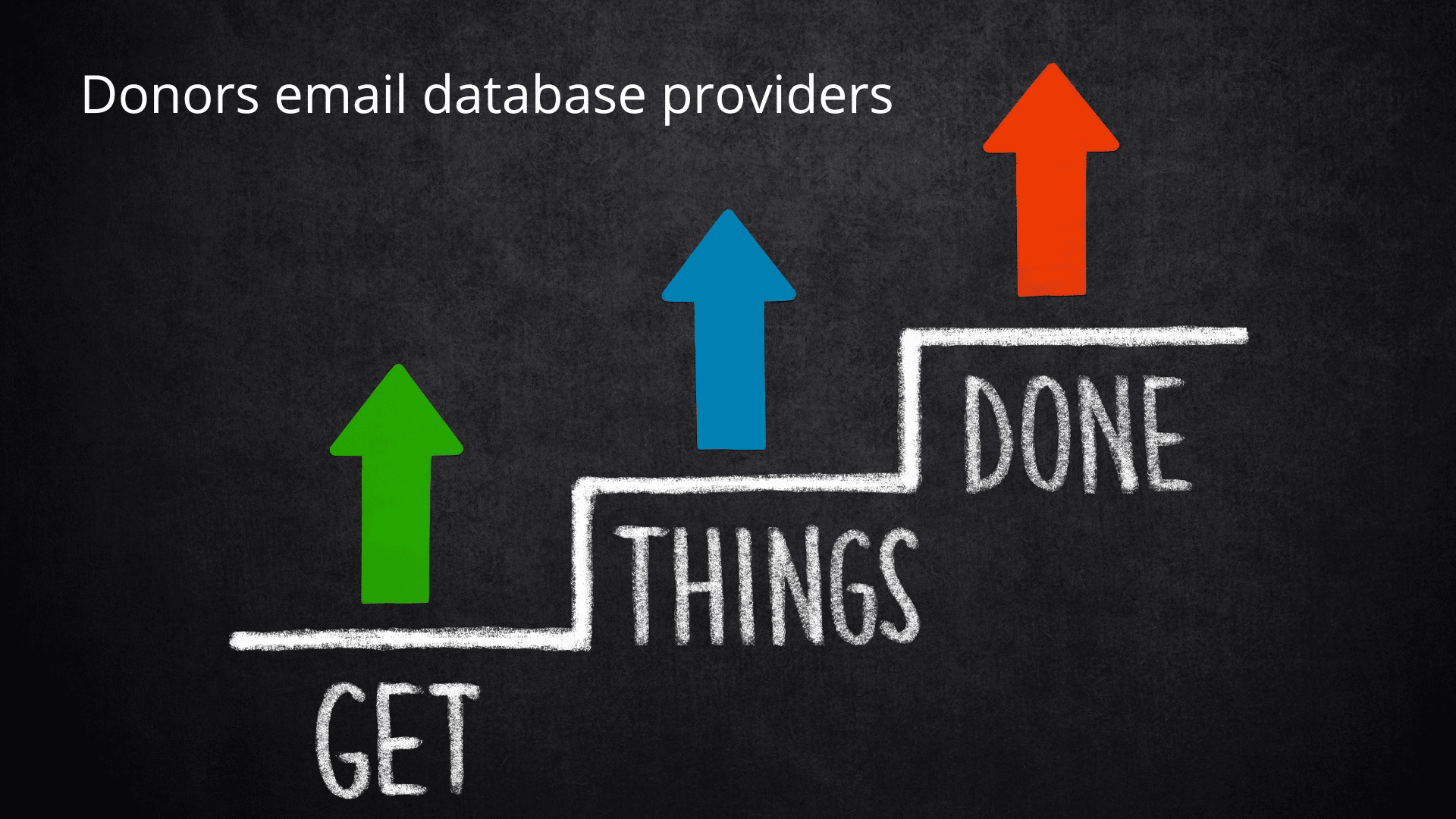 Donors email database providers