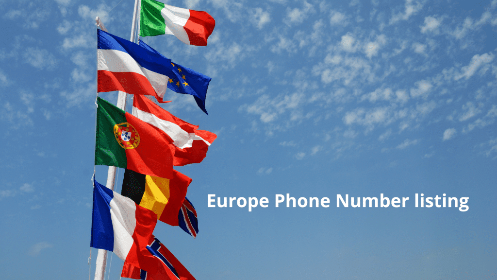 Europe Phone Number listing