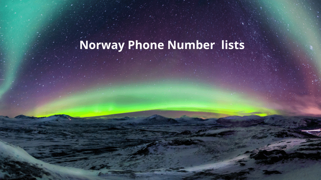 Norway Phone Number lists