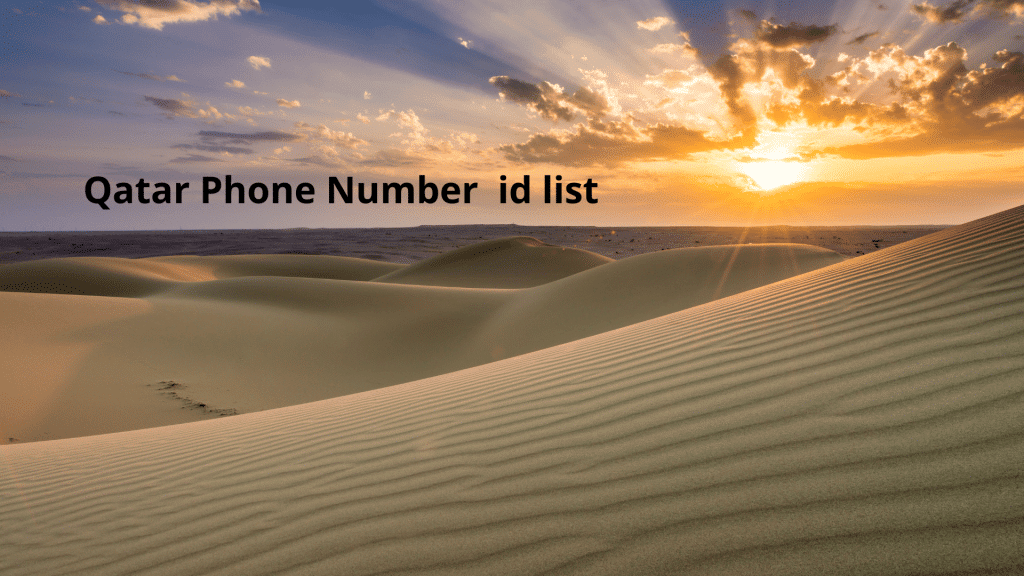 Qatar Phone Number id list