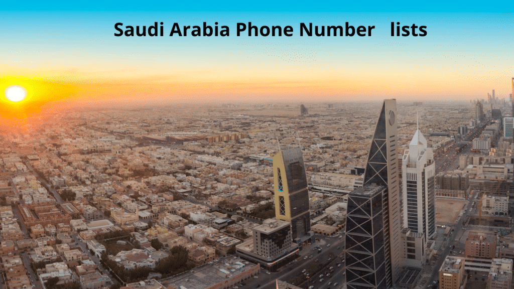Saudi Arabia Phone Number lists