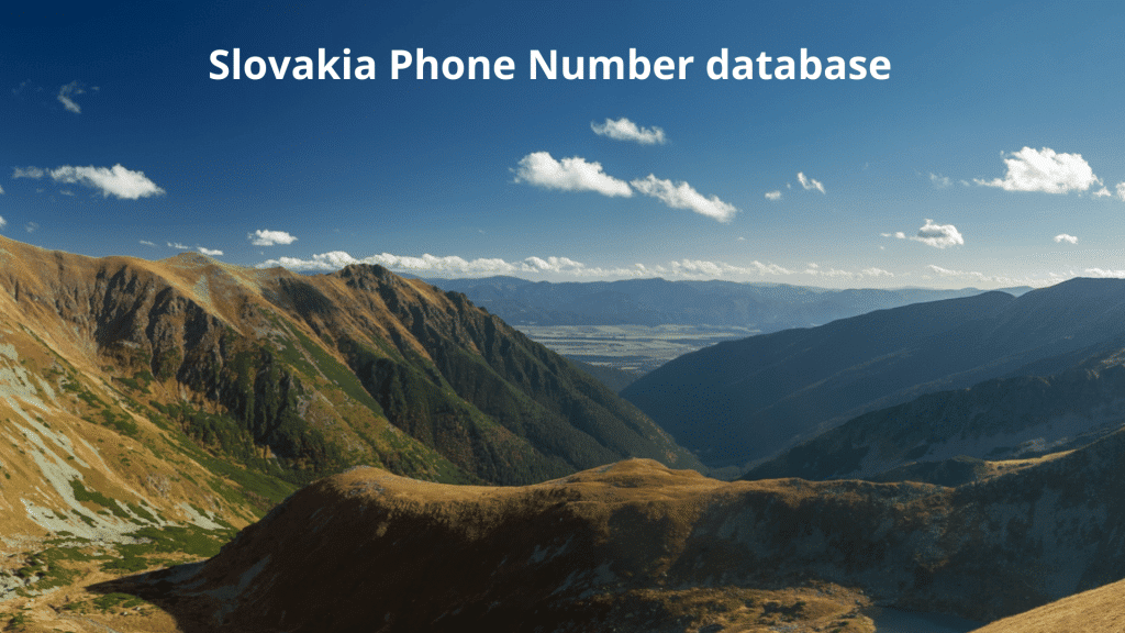 Slovakia Phone Number database