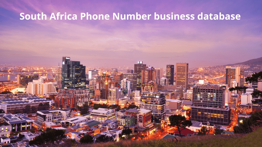 South Africa Phone Number business database