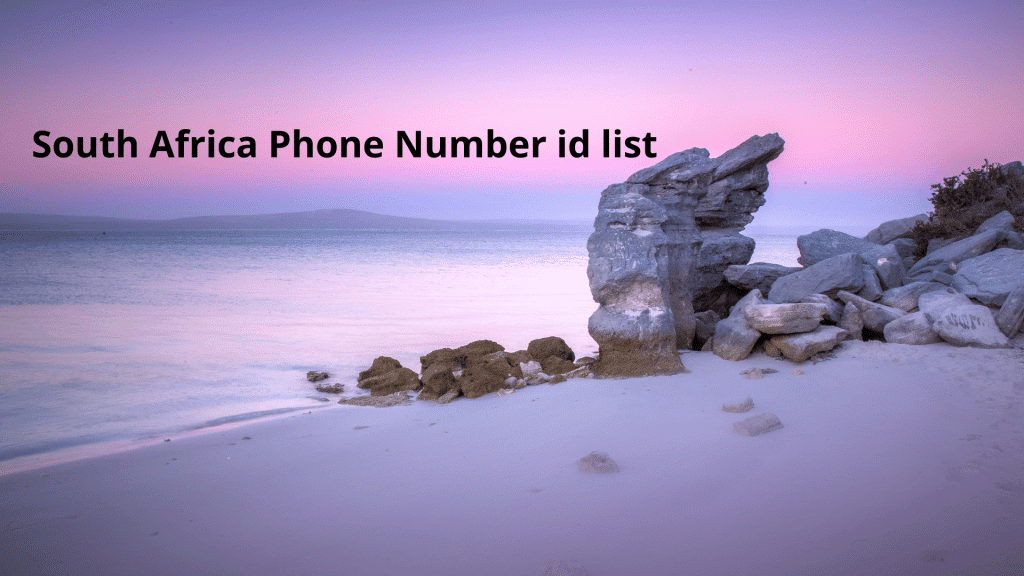 South Africa Phone Number id list