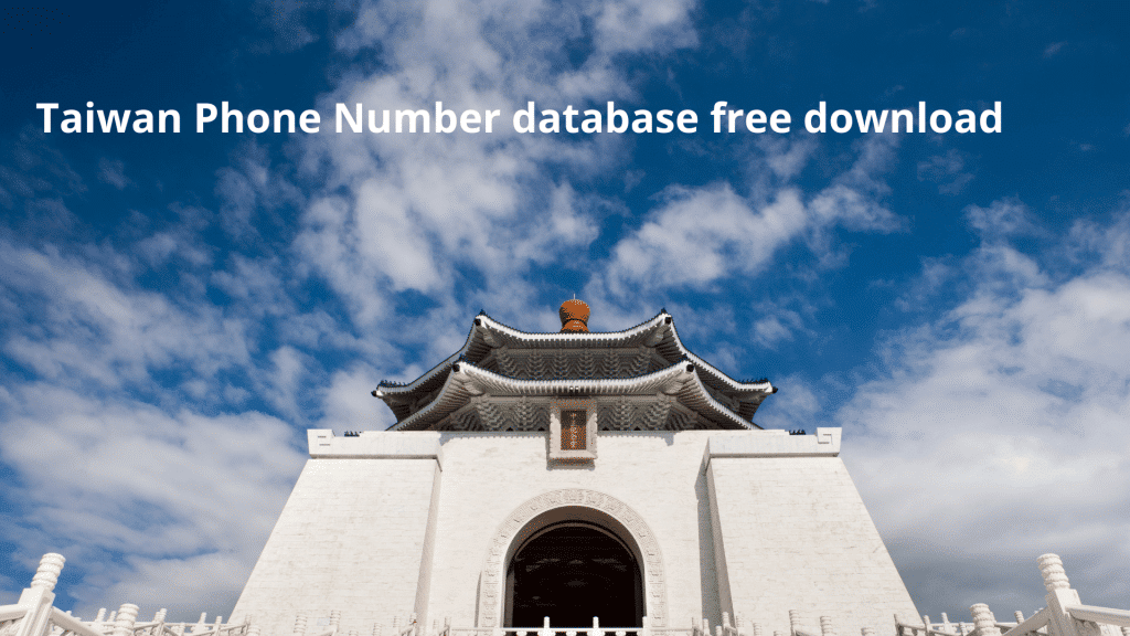 Taiwan Phone Number database free download