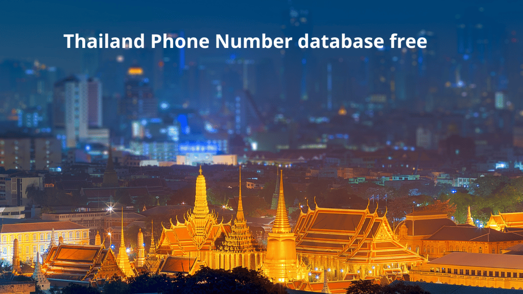 Thailand Phone Number database free