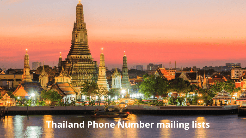 Thailand Phone Number mailing lists