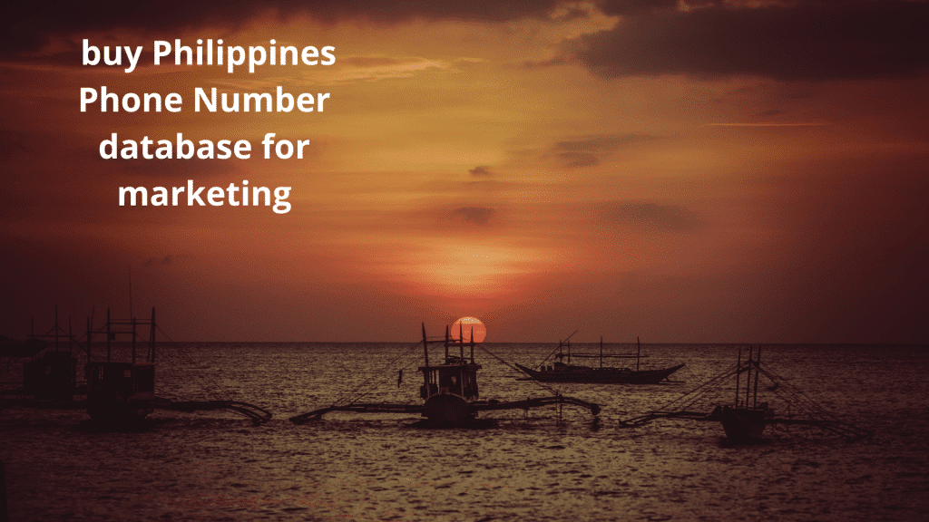 buy Philippines Phone Number database for marketing