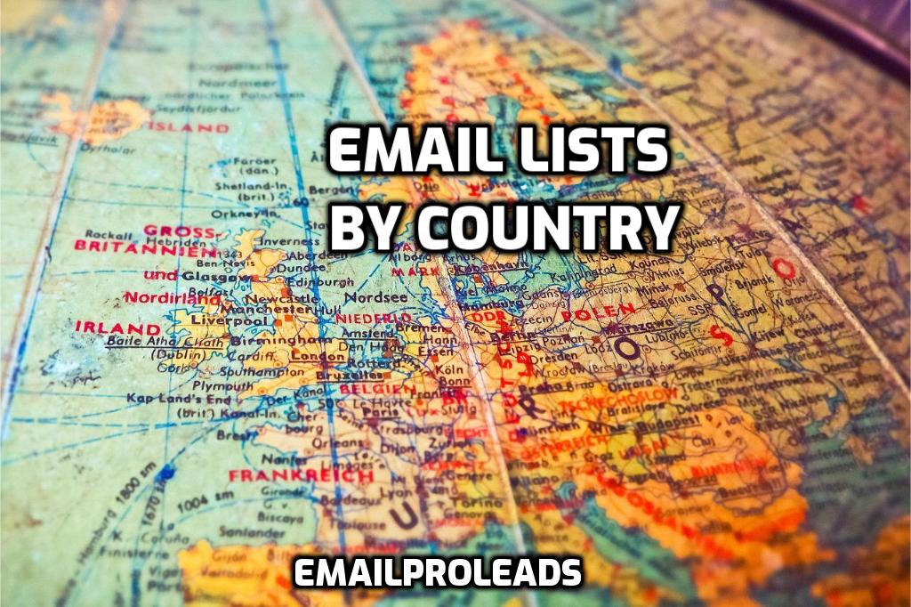 Email Lists By Country