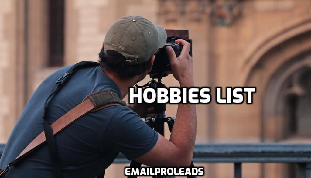 Hobbies Email Lists