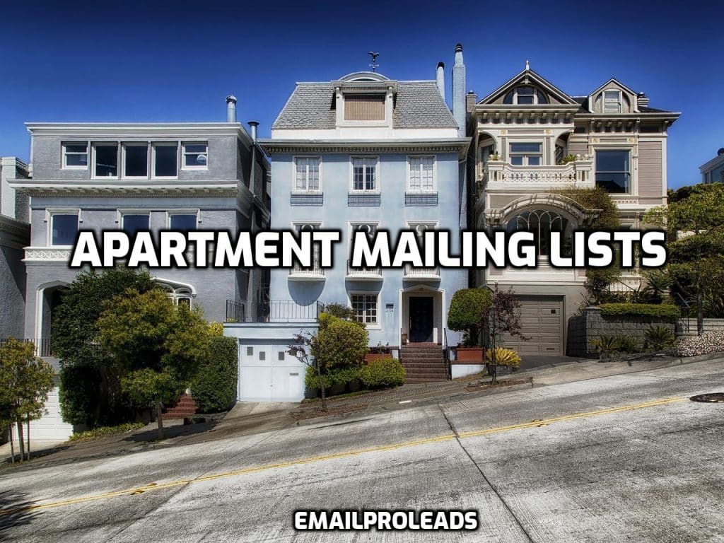 Rental Apartment Mailing List