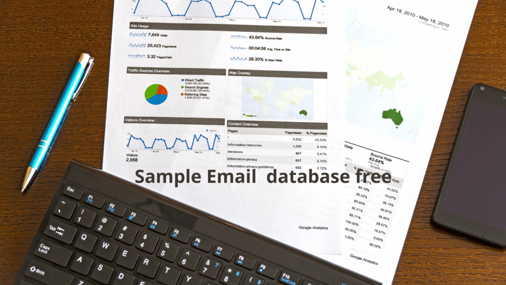 Sample Email database free