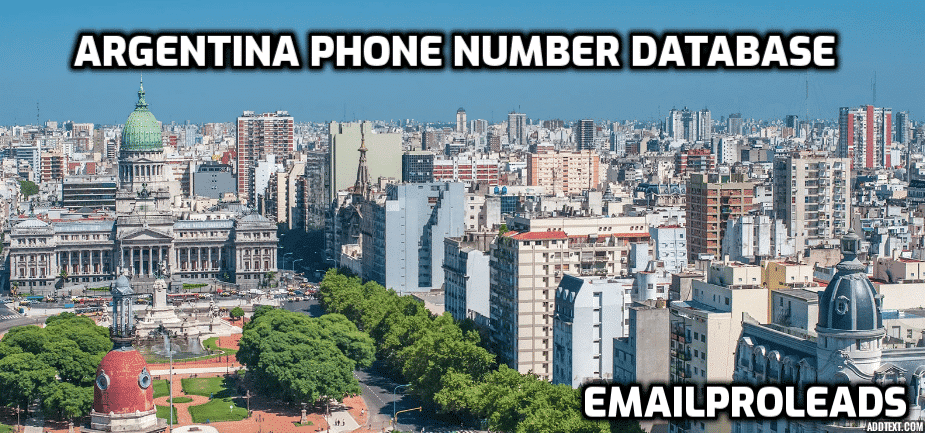 Argentina Phone Number Database