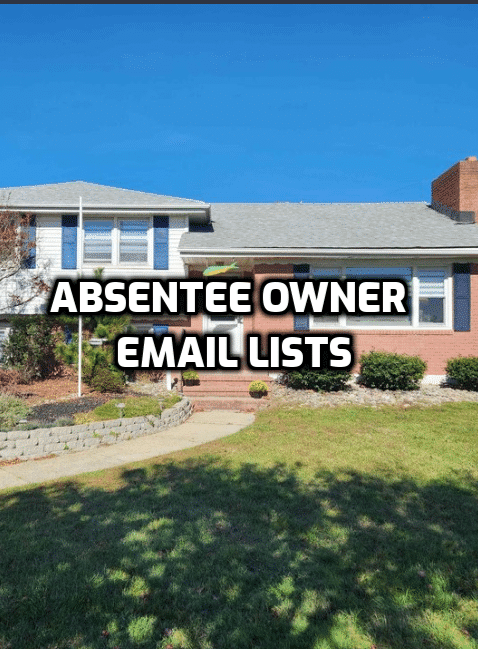 Absentee Owners Email Lists