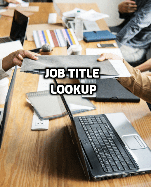 JOB TITLE LOOKUP