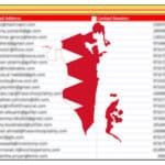 100K Bahrain Email Database