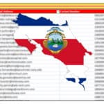 100K Costa Rica Email Database