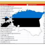 100K Estonia Email Database