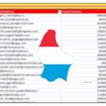 100K Luxembourg Email Database